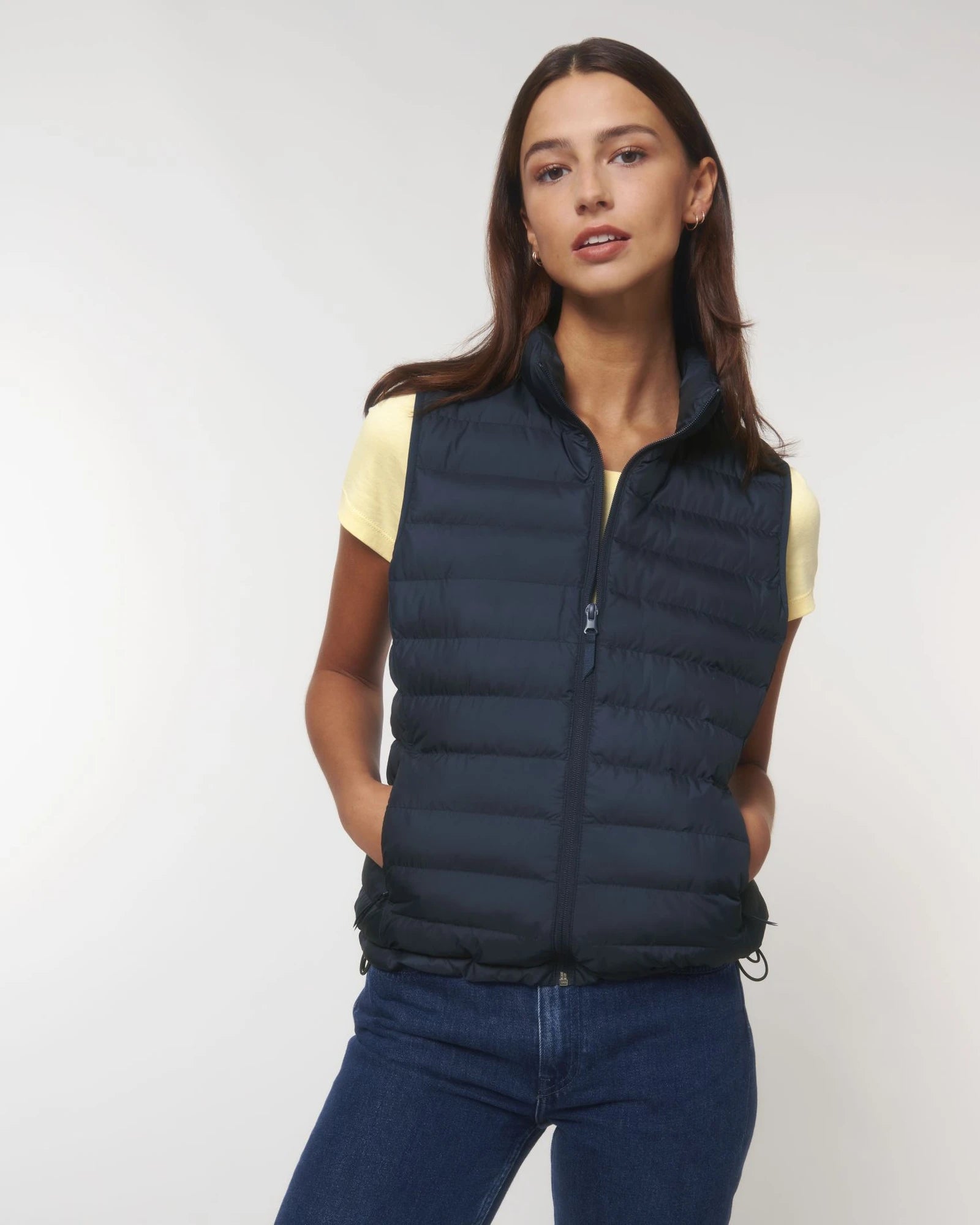 Bodywarmer femme 100% polyester recyclé Stanley/Stella à personnaliser - French Navy